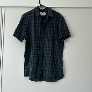 Men’s plaid Topman button up.